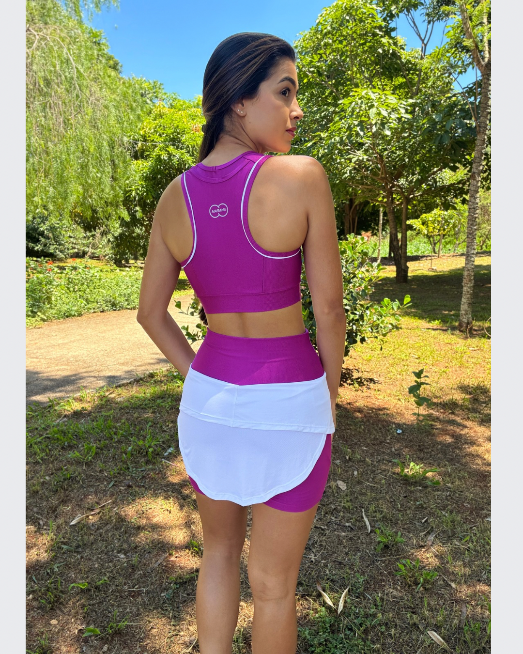 Conjunto kapana short e saia